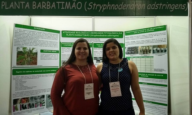 A estudante mineira apresentou a pesquisa “Atividade Biológica e Abordagem Fotoquímica da Planta Barbatimão